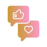 User Feedback Icon Design vector