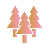 Evergreen Tree Icon Design vector