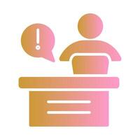 Service Desk Icon Design vector