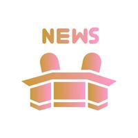 Newsroom Icon Design vector