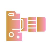 DSLR Essentials Icon Design vector