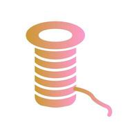 Thread Icon Design vector