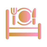 Breakfast in Bed Icon Design vector