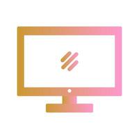 Monitor Icon Design vector