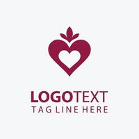 Heart works Logo vector