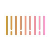 Barcode Icon Design vector