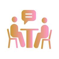 News Interview Icon Design vector