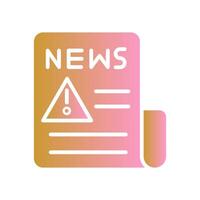 News Alert Icon Design vector
