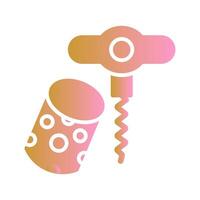 Wine Cork Icon Design vector