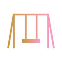 Swing Time Icon Design vector