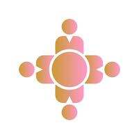 Work Culture Icon Design vector