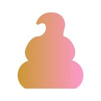 Pile of Poo Icon Design vector