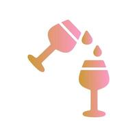 Wine Sip Icon Design vector