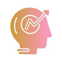 Marketing Strategy Icon Design vector