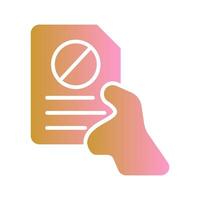 Resignation Icon Design vector