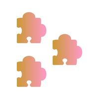 Puzzle Icon Design vector