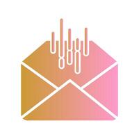 Mail Sorting Icon Design vector