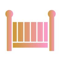 Nursery Cots Icon Design vector