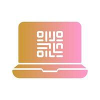 QR Code Scanner App Icon Design vector