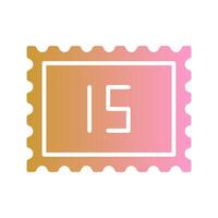 Postage Due Icon Design vector