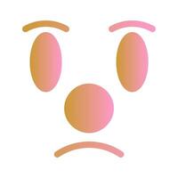 Clown Nose Icon Design vector