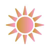 Sun Icon Design vector