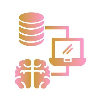 Big Data Icon Design vector