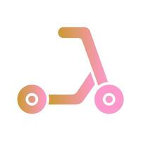 Kick Scooter Icon Design vector