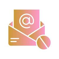 Junk Mail Icon Design vector