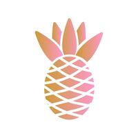Pineapple Icon Design vector