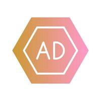 Ad Blocker Icon Design vector