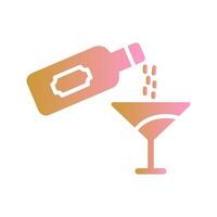 Wine Pour Icon Design vector