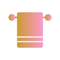 Bath Towels Icon Design vector