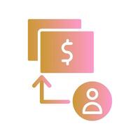 Compensation Package Icon Design vector