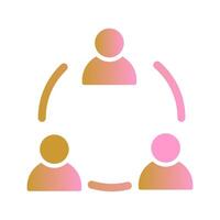 Editorial Team Icon Design vector