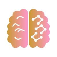 Machine Learning Icon Design vector