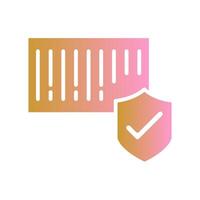Barcode Access Icon Design vector