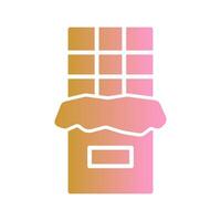 Chocolate Bar Icon Design vector