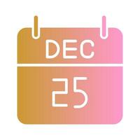 25 December Icon Design vector