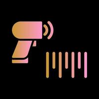 Barcode Scanner Icon Design vector