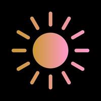 Sun Icon Design vector