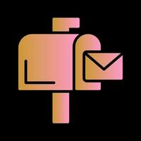 Mailbox Icon Design vector
