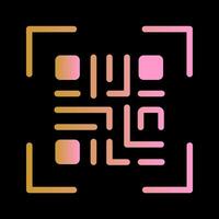 QR Code Generator Icon Design vector