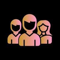Team Icon Design vector