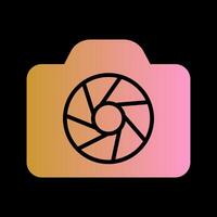 Lens Magic Icon Design vector