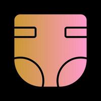 Diaper Changing Icon Design vector
