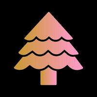 Christmas Tree Icon Design vector