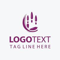 Polished Sculpt Nail Beauty Logo vector