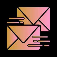 Sent Mail Icon Design vector