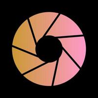 Aperture Artifacts Icon Design vector